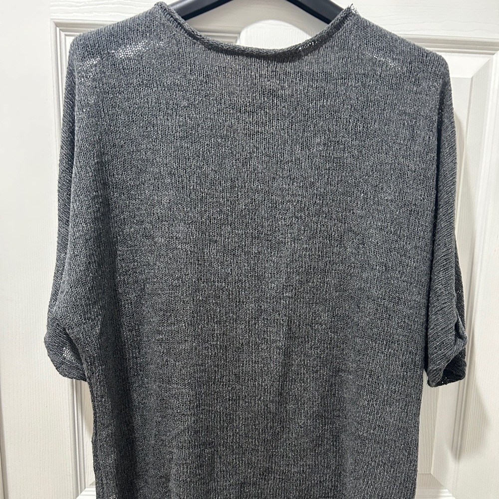 CLARA SUNWOO Charcoal Knit Top
